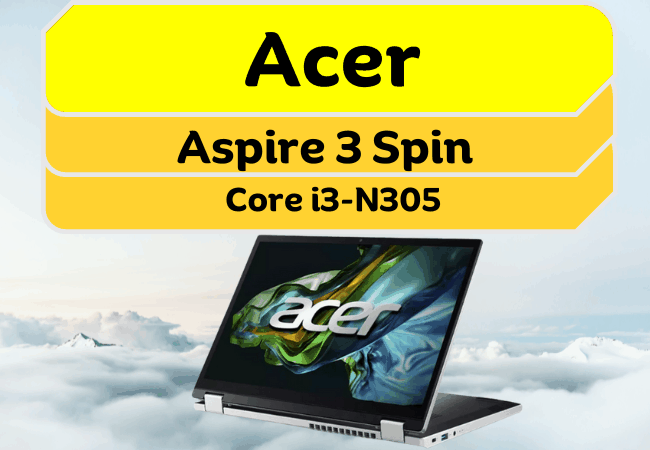 Acer Aspire 3 Spin i3-N305 Featured image